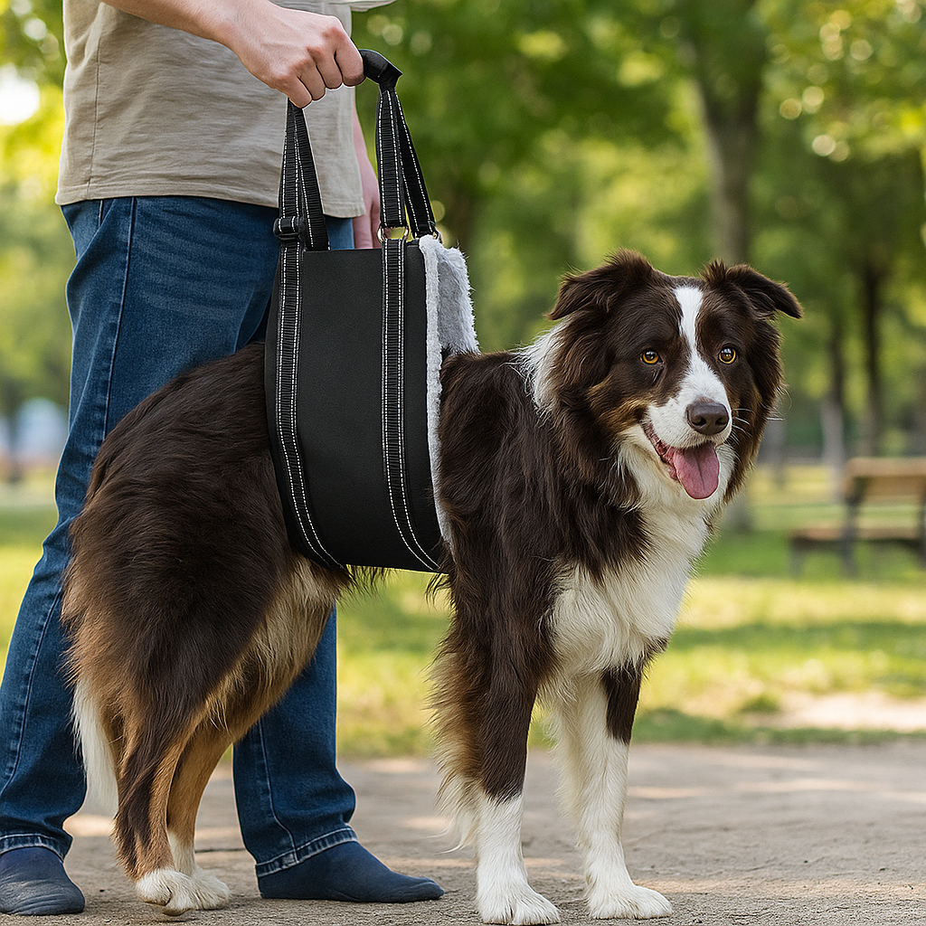 Dog support harness - Adjustable rehabilitation belt