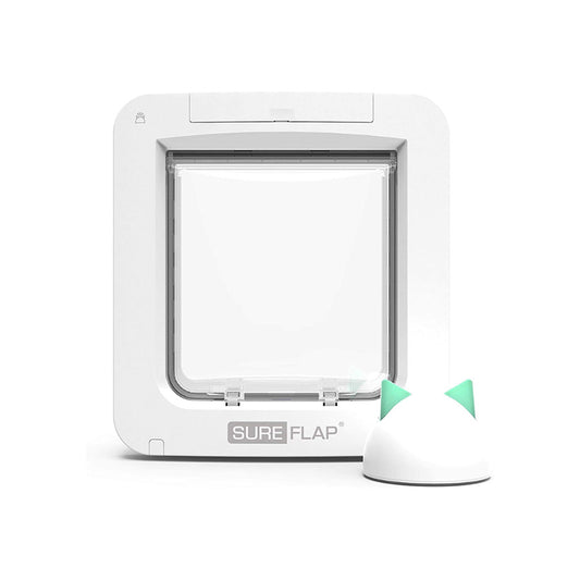 SureFlap Microchip Pet Door Connect with Hub – White Medium/Large for Cats & Small Dogs
