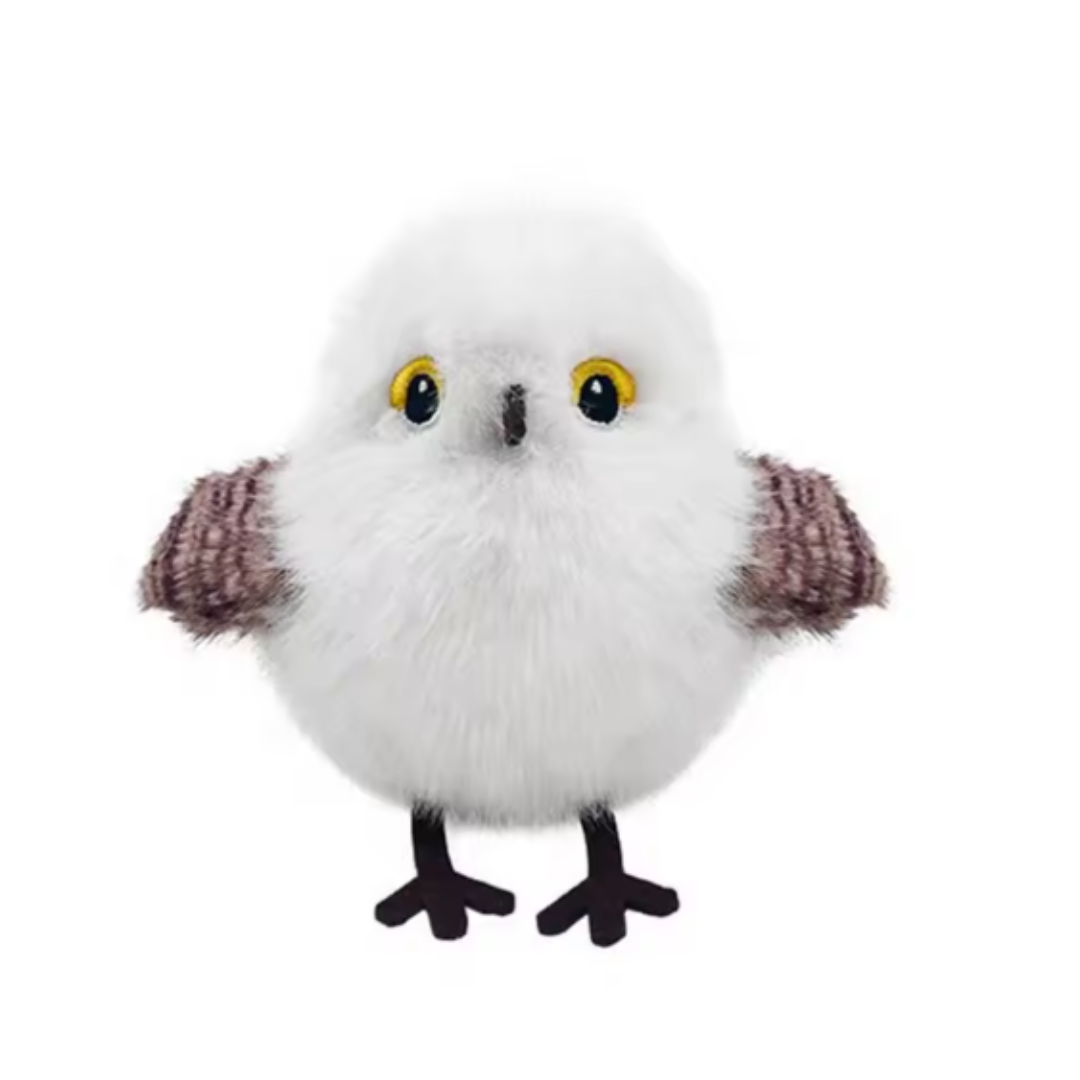 Fluttering and chirping bird cat toy