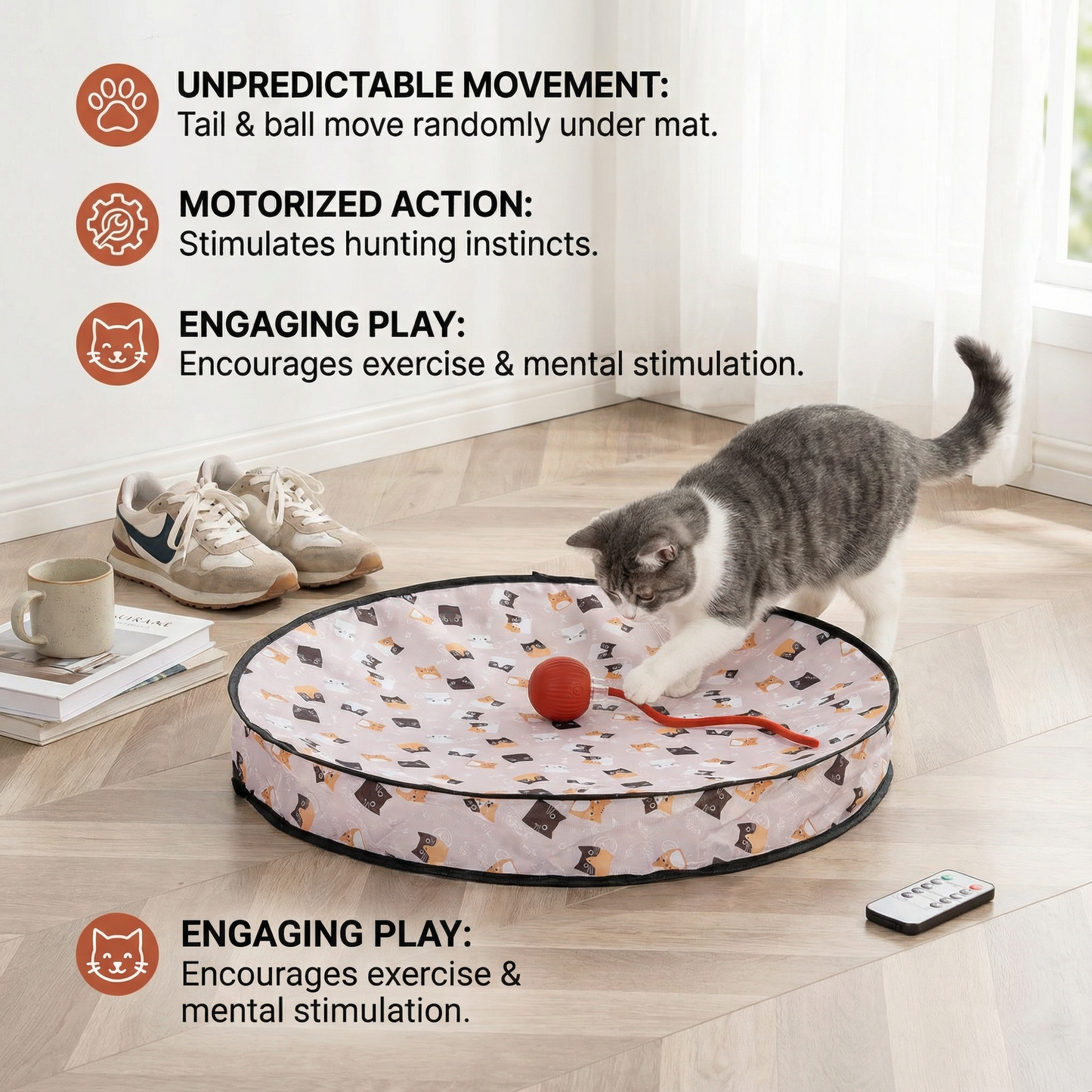 Interactive Hide and Seek Cat Toy